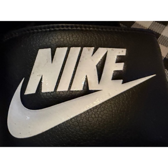 Nike Benassi JDI Black White Mens Slide Sandals Size 12 EUC - Picture 3 of 6